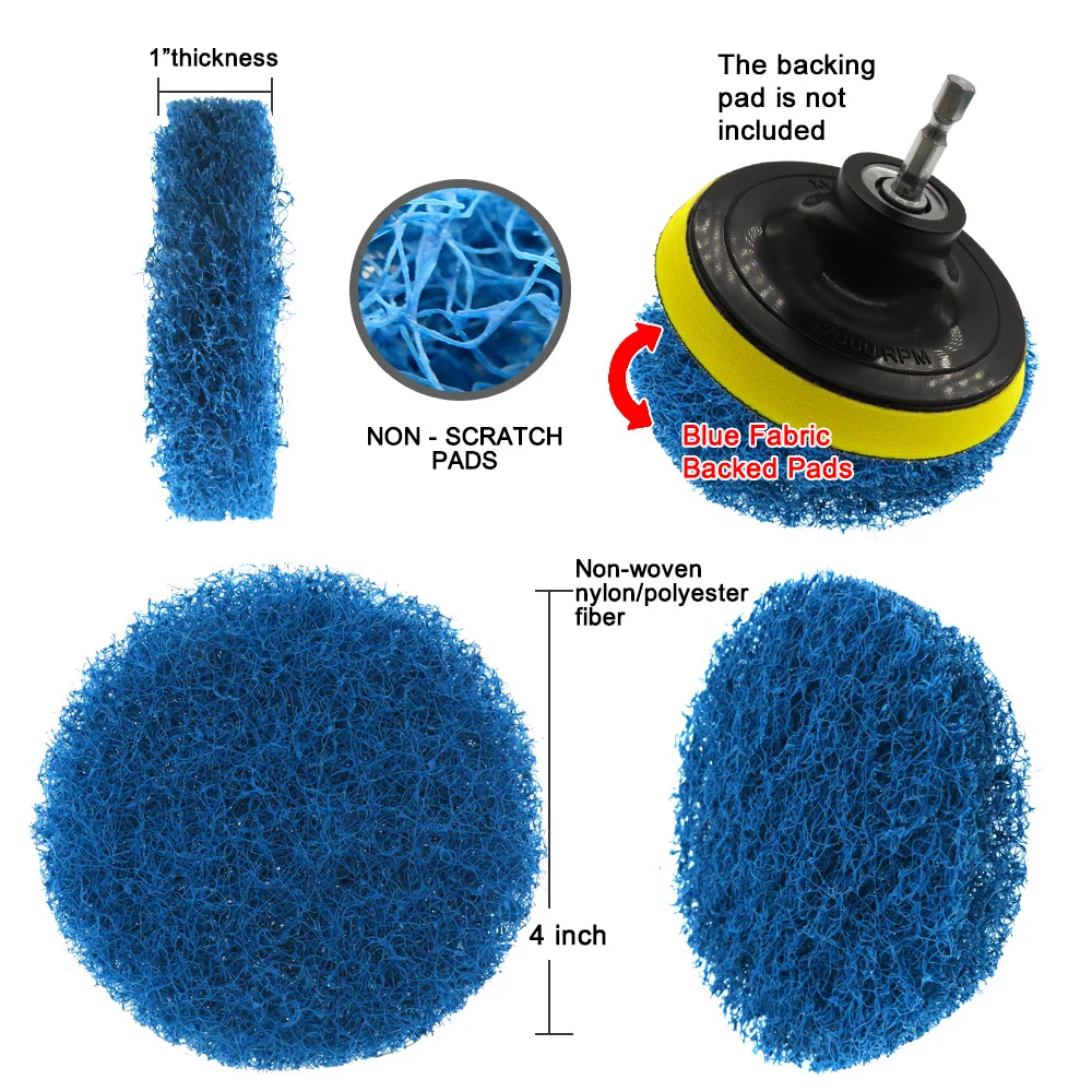 4寸双面百洁布蓝2