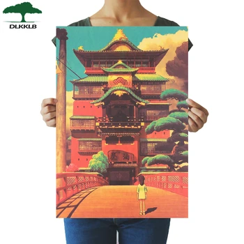 

DLKKLB Classic Kraft Paper Poster Cafe Bar Poster Retro Wall Sticker Room Decorative Painting 50.5X35cm