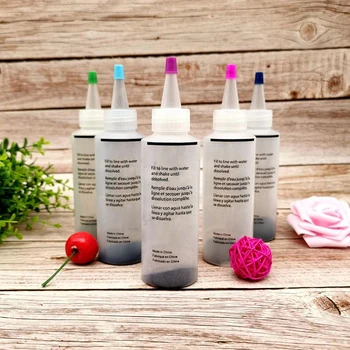 

5-color Safe Tie-dye Pigment Pure Cotton Direct Cold Water Dye Clothes DIY Tulip Permanent One Step Tie Dye Set DIY Kits