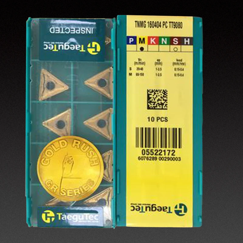 10 шт. TNMG160404PC TT9080 инструмент с ЧПУ TNMG160404-PC TT9080 карбидные вставки TNMG 160404 PC TT9080