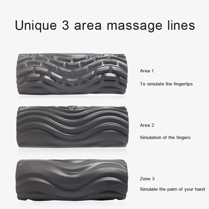 Electric yoga column high-end 5 file electric muscle relaxation stovepipe vibration massage yoga column foam shaft Electric yoga column high-end 5 file electric muscle relaxation stovepipe vibration massage yoga column foam shaft