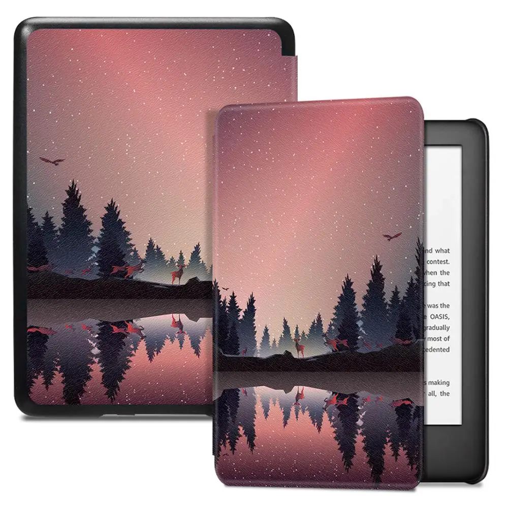 Чехол BOZHUORUI для всех New Kindle 10 го поколения e Reader (выпуск 2019 модель J9G29R) легкий смарт