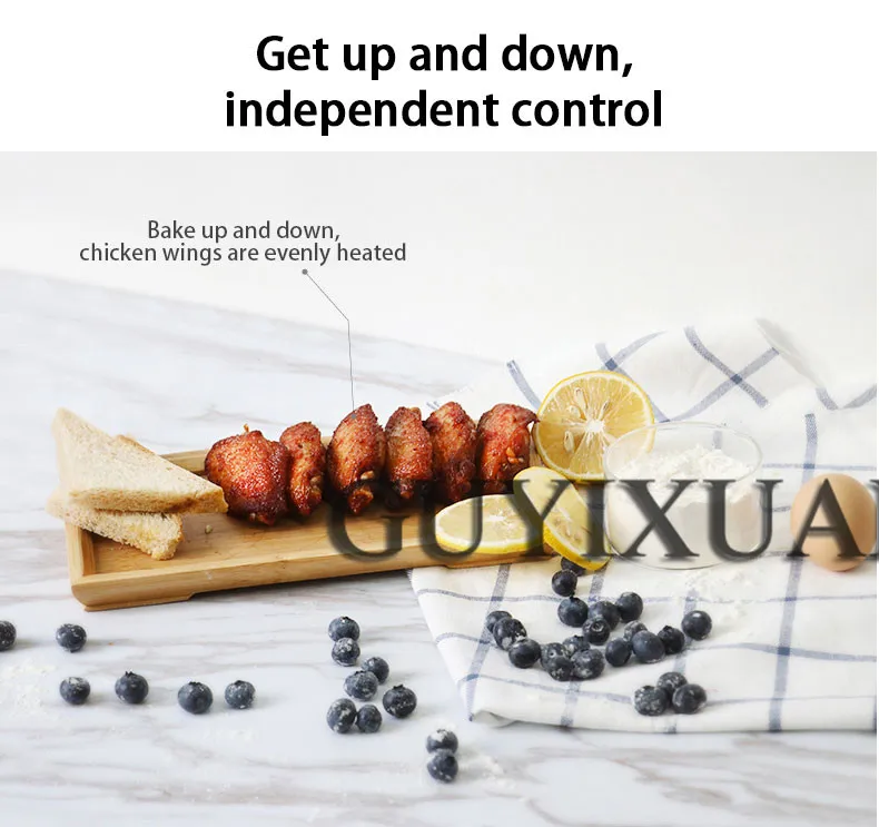 Small Fully automatic Baking Electric oven Household Horizontal Multifunction Baked chicken wings egg tart Electric oven