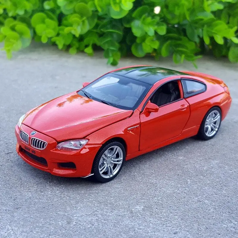 1:32 BMW M6 Coupe Model Car Alloy Diecast Toy Vehicle Collection Kids Gift Red