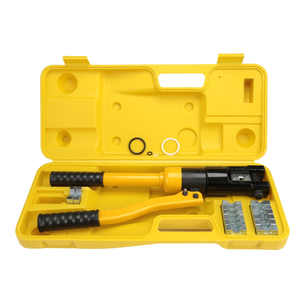 

Hydraulic Pressure Clamping Pliers Kit with Dies Steel Cutter Power Tool Power Tool Accessories with a Plastic Box