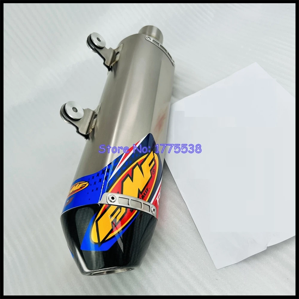 Titanium Alloy for KTM 250 350 450 500 SXF Motorcycle Exhaust Escape Muffler Carbon Tip for KTM SX-F 250 350 450 500 2010-2023 - Image 4