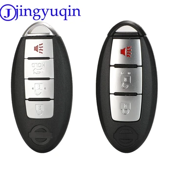 

jingyuqin Replacement For Nissan 07-12 for Nissan Key Shell Remote Car Key Fob Shell Case