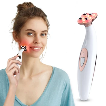 

Radio Frequency for Electric LED Photon Light Therapy RF EMS Skin Rejuvenation Face Lifting Tighten Massage Beauty Care Machine