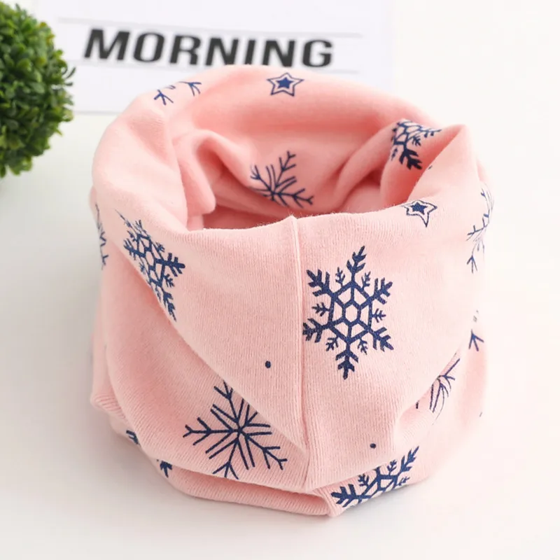 snow pink Новинка года; брендовый шарф для маленьких девочек; сезон осень-зима; теплый воротник Детский шарф из хлопка с круглым вырезом; шарфы для детей; Bufandas - Цвет: snow pink