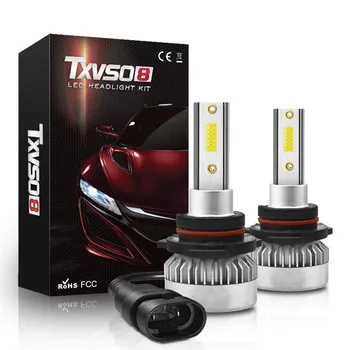 

2020 Vehicle lights Car Led Light HB3/9005 HB4/9006 HB4/9006 9012 H1 H4 110W 20000LM COB LED Car Headlights Full Aluminum x 2