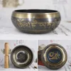 Tibetan Chime Singing Bowl Nepal Tibetan Sing Bowl Handmade Buddha Buddhist Sound Yoga Meditation Healing Copper Singing Bowl 2
