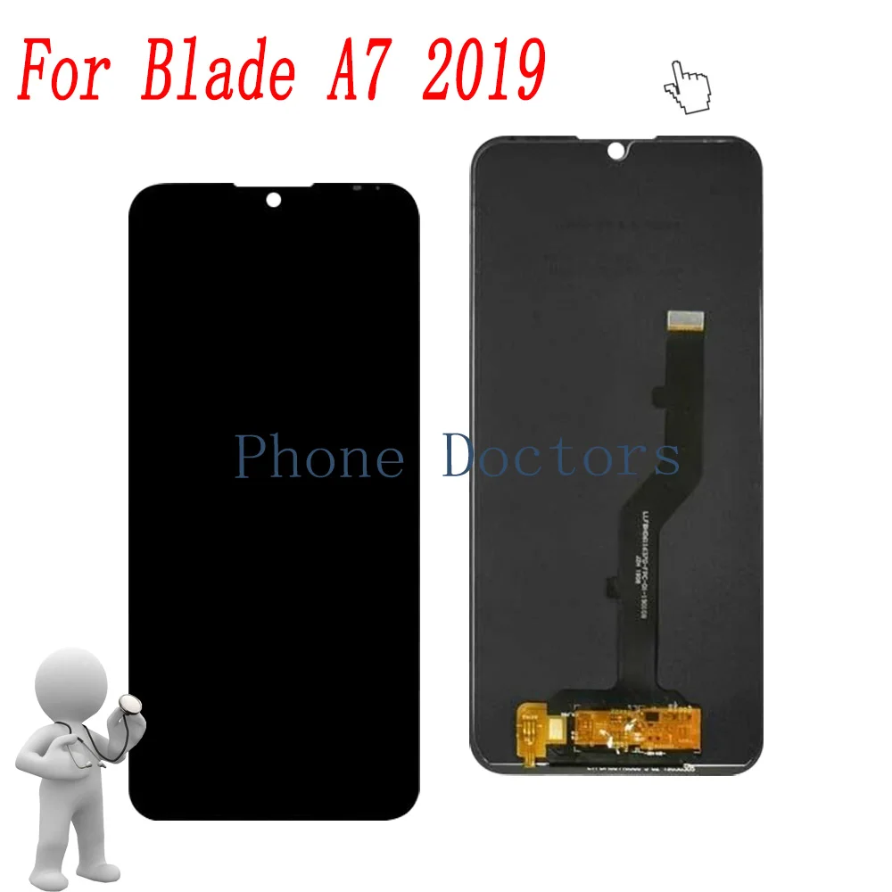 

6.09 '' Full LCD DIsplay + Touch Screen Digitizer Assembly For ZTE Blade A7 2019 P963F02 ; New ; 100% Tested ; Tracking Number