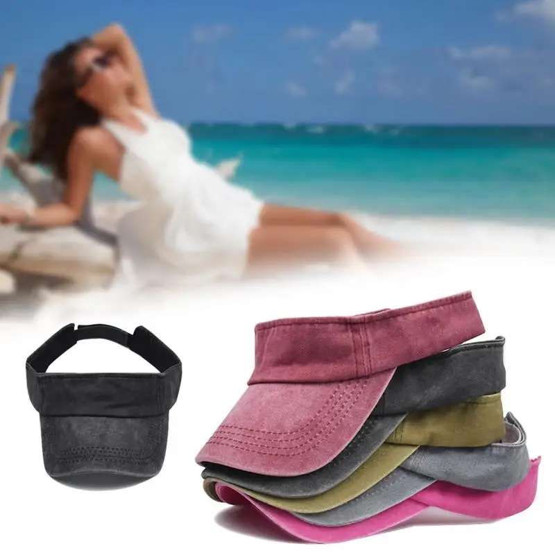 

Stylish Korean Version Outdoor Suncaps Washing Old Sports Running Baseball Caps Adjustable Nature Straw Topless Beach Trip Cap