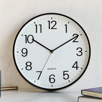 

3D Stereo Digital Mute Creative Personality Living Room Study Bedroom Home Clock 11 Inch Wall Clock Quartz Clock
