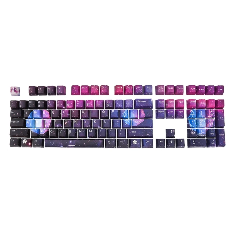 

OEM PBT Starry Sky Dye-Sublimation Keycap Cherry MX Switches Mechanical Keyboard