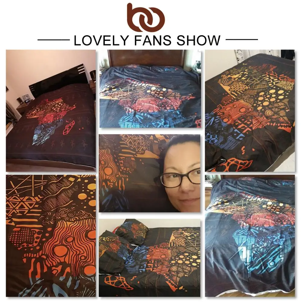 Постельные принадлежности Outlet Африканская Карта постельные набор