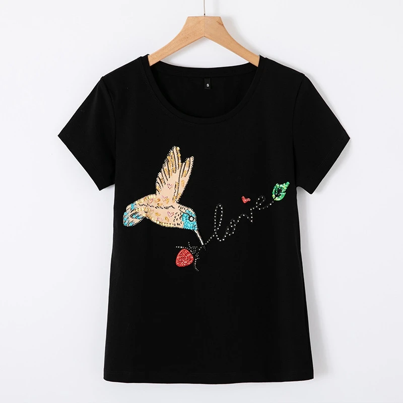 Женские футболки черные белые серые красные летние женские 90% хлопок рубашки