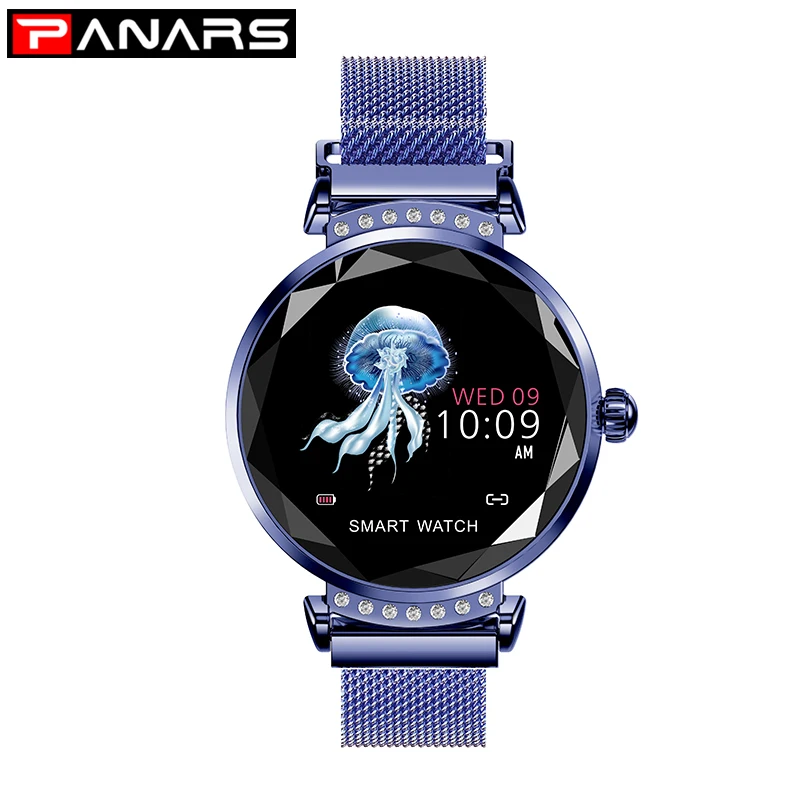 

PANARS Smart Watch Women Rose Gold Ladies Watchea 2019 Luxury Color Screen Heart Rate IP67 Waterproof reloj inteligente mujer