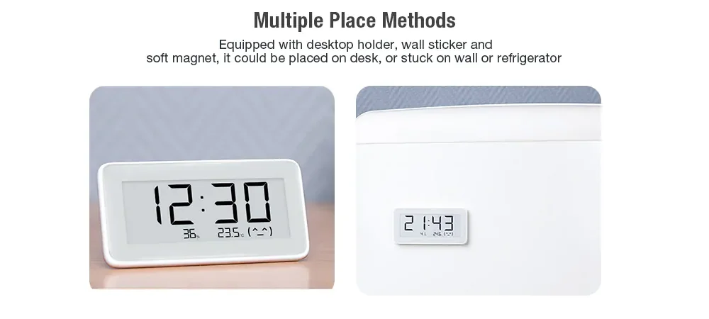 XIAOMI MIJIA термометр Pro термометр для детской комнаты Bluetooth гигрометр умный датчик влажности цифровые часы электронные