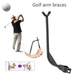 Гольф движения корректор для игры в гольф коррекции устройство для обучения махам в гольфе черный Пластик практичный тренировочные