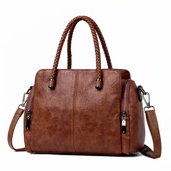 

ACELURE Casual Fashion Tote Bags PU Leather Luxury Handbags for Women Designer Shoulder Bags High Quality Handbags Ladies Bags