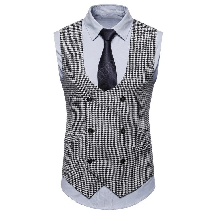 one Vest ANNIEBRITNEY последние конструкции пальто брюки красный узор тиснением мужские свадебные костюмы Slim Fit смокинг на заказ большой размер жениха Выпускной блейзер - Цвет: one Vest