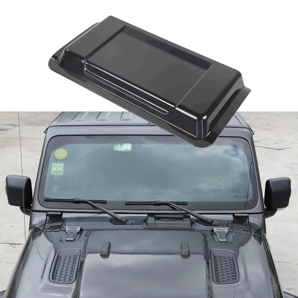Пластик хомут нагреватель воздуха лопатка вентиляционные крышки Кепки дождь щит для Jeep Wrangler JL до автомобильные аксессуары