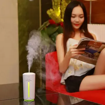 

230ML Portable Cup Shape Air Humidifier Moistener HumidifierAir Noiseless Colorful Night Light Mist Maker for Car Home Office