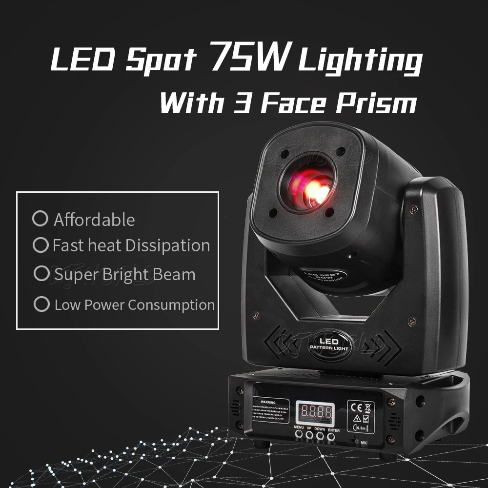 LED Spot 75W Lighting With 3 Face Prism (1)