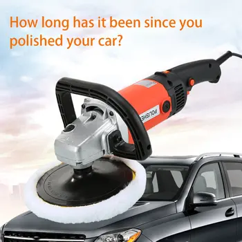 

1400W Grinder Mini Polishing Machine Car Polisher Sanding Machine Orbit Polish Adjustable Speed Sanding Waxing Power Tools