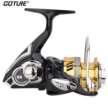 

Goture DEUKIO Spinning Fishing Reel BR2500 BR3000 7.1:1 High Speed Metal Spinning reel 5+1BB Max Drag 8KG Fishing Wheel Coil