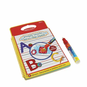 

Learning Drawing Toys Funny Water Drawing Book Coloring Magic Pen Painting Board No Ink Book Doodle Children Kid Baby Education