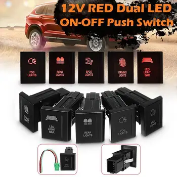 

12V 3A Plastic LED Push Switch Driving Light Bar On Off Rocker Toggle Switch For VW Amarok PSWA107R fits Right Side Only