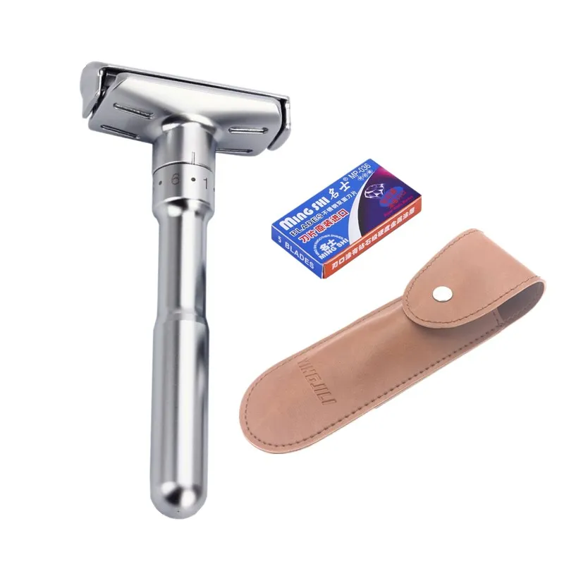 DDPGGL Мужская классическая двухкройная Регулируемая Бритва для удаления волос