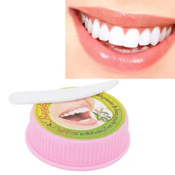 

Thai Herbal Clove Whitening Toothpaste Teeth Whitening Strong Formula Remove Stain Antibacterial Allergic Tooth Powder TSLM1