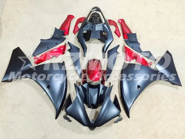 4 подарки ABS литья под давлением Обтекатели комплект подходит для YAMAHA YZF-R1 2013 12 13 14 R1 обтекатель набор на заказ красный черный матовый