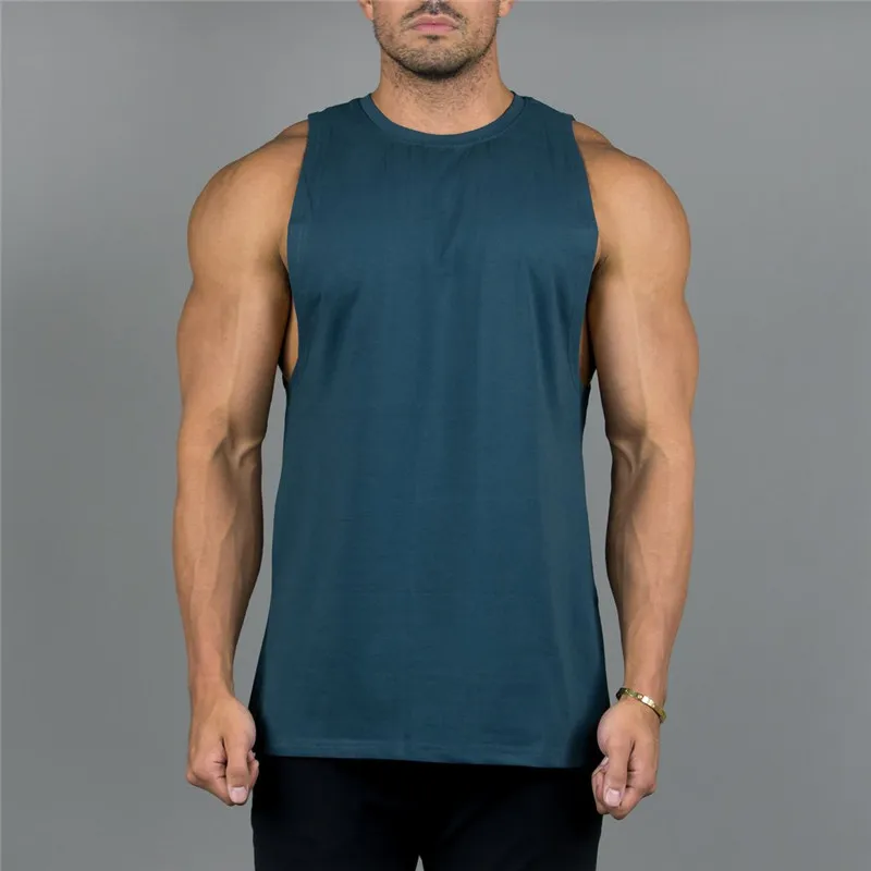 ALPHALETE новинка 2019 пляжная мода майка для тренажерного зала мужская хлопок без