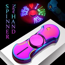 usb зажигалки для подзарядки, гироскоп, светящаяся металлическая Спиннер, Спиннеры от стресса, аксессуары для сигарет, подарок для мужчин