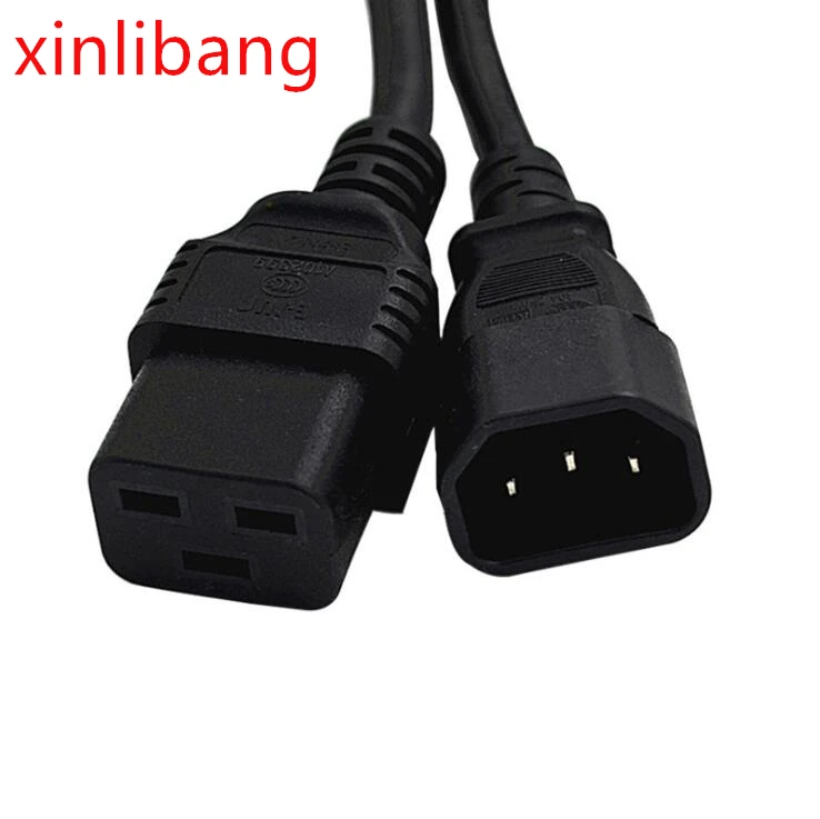 3*1 5 мм C14 C19 IEC320 enchufe macho a Удлинительный кабель 10А/16А|Компьютерные кабели и разъемы|