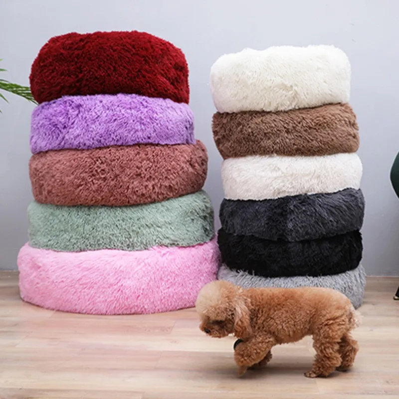 Sleep Luxury Soft Plush Dog Bed Round Shape Sleeping Bag Kennel Cat Puppy Sofa Bed Pet House Winter Warm Beds Cushion Cat Bed Sleep Luxury Soft Plush Dog Bed Round Shape Sleeping Bag Kennel Cat Puppy Sofa Bed Pet House Winter Warm Beds Cushion Cat Bed