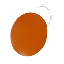 Круглый силиконовый резиновый нагревательный коврик 310*310 мм с клейкой задней стороной и 100k Термистор