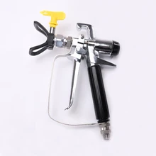 Безвоздушный пистолет-распылитель Макс. 530 бар 7700 фунтов/кв. дюйм 7/" Болт соединитель алюминиевый пистолет-распылитель корпус с насадкой
