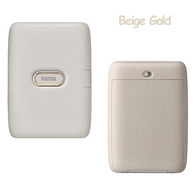 instax printer beige gold