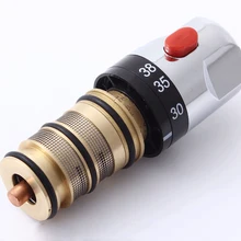 Латунный термостатический смесительный клапан контроль температуры Керамический клапан для солнечного водонагревателя части клапана керамический картридж