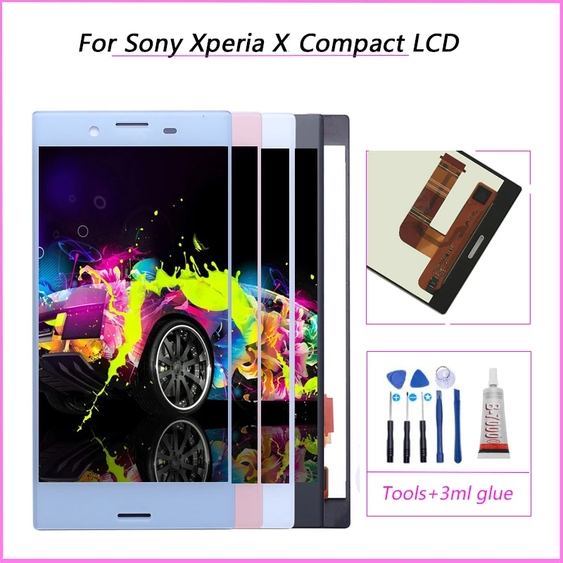 Tested For Sony Xperia X Mini Compact F5321 Test Working LCD Display Touch Screen Digitizer Assembly Replacement +Gift | Мобильные