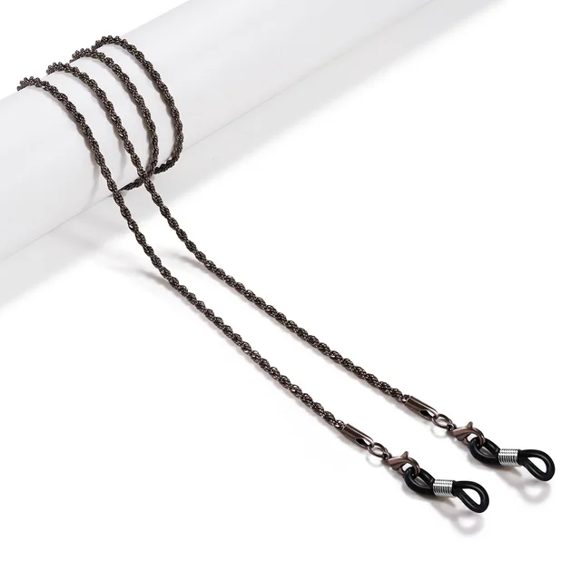 Fashion Woman Sunglasses Chain Cylinder Bead Chain Anti-Falling Glasses Eyeglasses Cord Necklace NJ-212-3