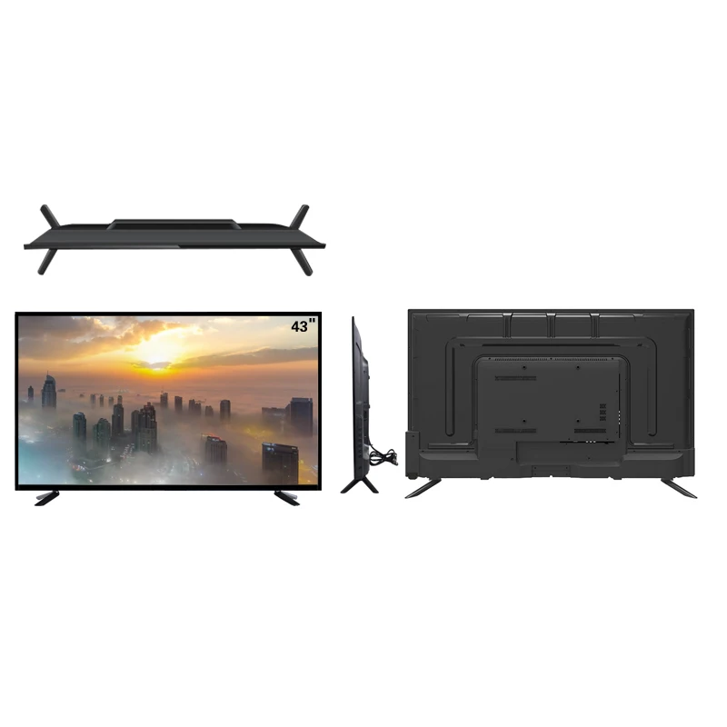 Ультратонкий Телевизор Full HD Real 4K светодиодный 1080P 55 65 дюймов android 1 5 Гб RAM 4 ROM Smart