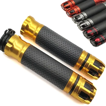 

Motorcycle Anti-Skid Handle ends handlebars Racing hand grips CNC 22mm 7/8" For Ducati Kawasaki Suzuki Yamaha Gas Gas Honda