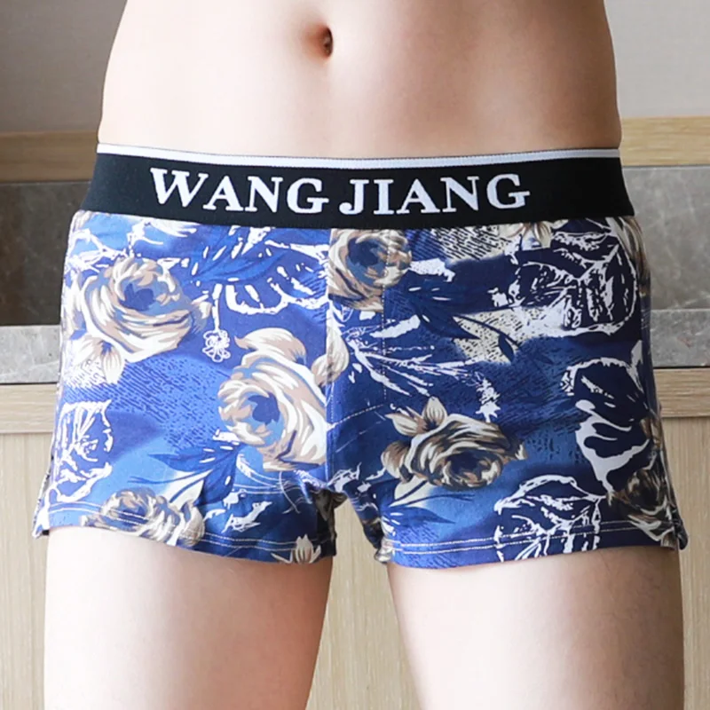New Male Panties Breathable Boxers Cotton Men Underwear U Convex Pouch Sexy  Underpants Printed Man Underwear Shorts - AliExpress