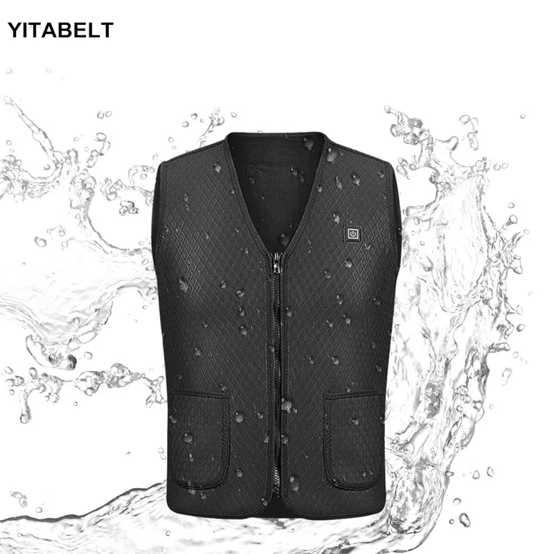 

Men Women USB Infrared Heating Vest Jacket Winter Flexible Thermal Clothing Outdoor Waistcoat Fishing Hiking